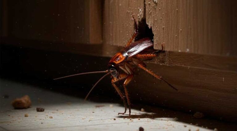 ¿Por dónde salen las cucarachas?