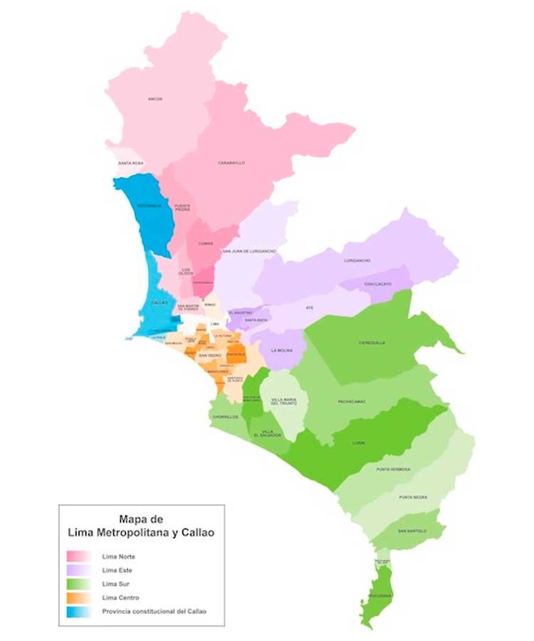 Zonas Lima Callao